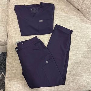 FIGS Smoky Purple Scrub Set